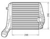 CTR 1231051 Intercooler, charger
